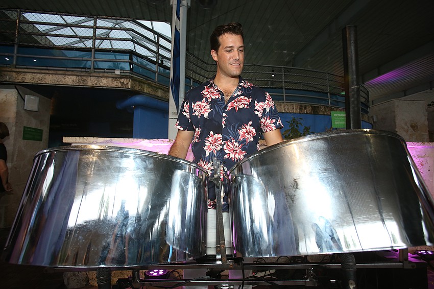 John Patti played steel drums.
