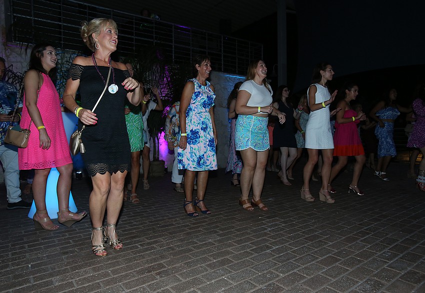 The night ended with salsa dancing.