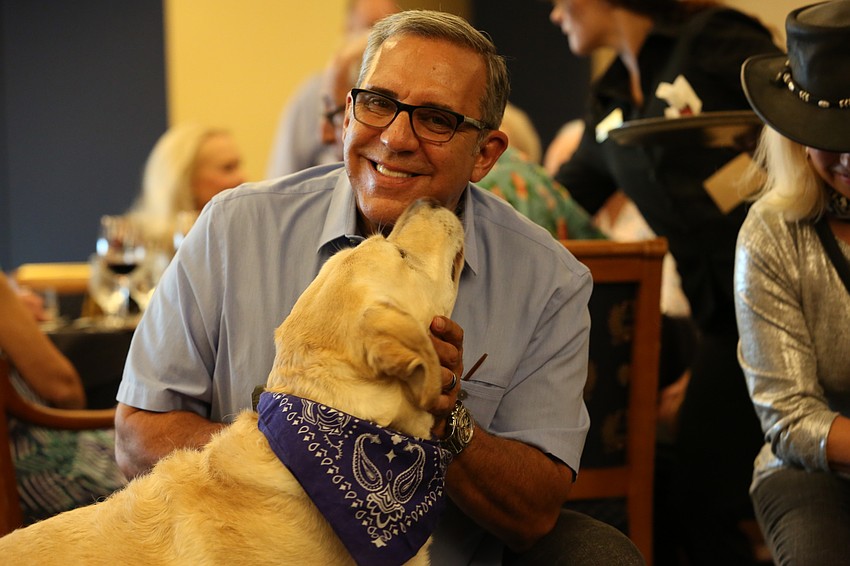 Jody Feinroth with Sammy the dog