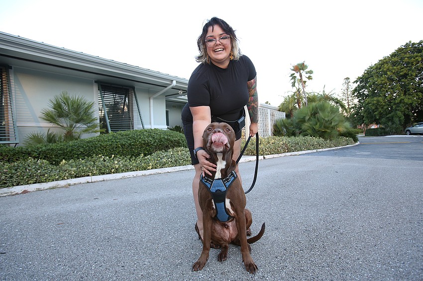 Krystal Viruet had Reese welcoming guests.