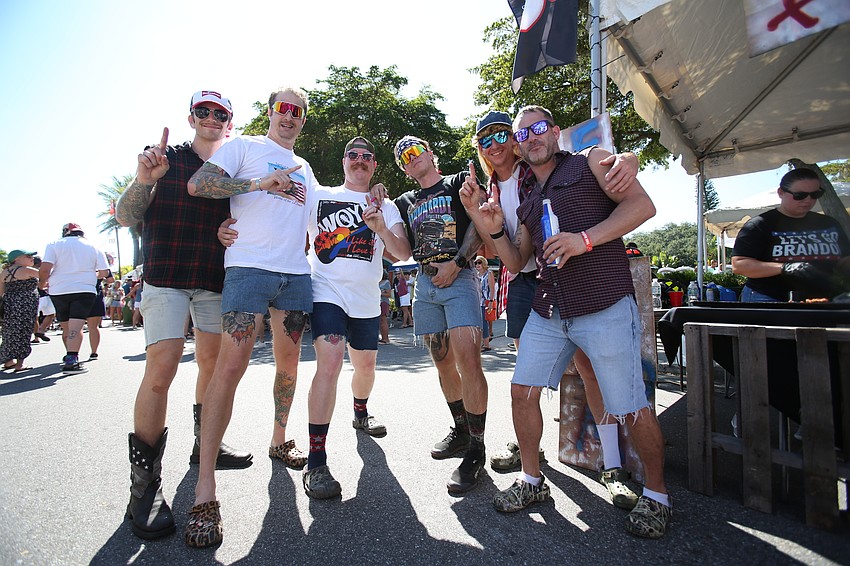 Zach Ayers, Matt Jones, David Brooks, Ben Hostetler, Kyle Kosianowski and Peter Broll with Station 1 dress up for the day.