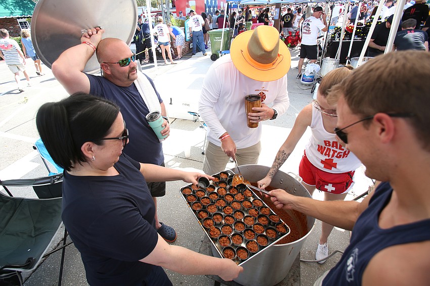 The Longboat Key team serve up a new batch.