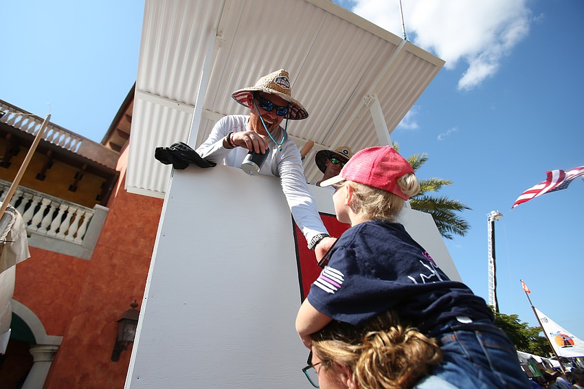 Brandon Stockfish says hey to Sabrina and Bristol Zadou