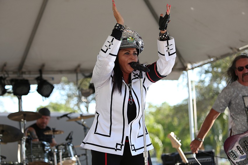 The Gas House Gorillas rocked out for the crowd.