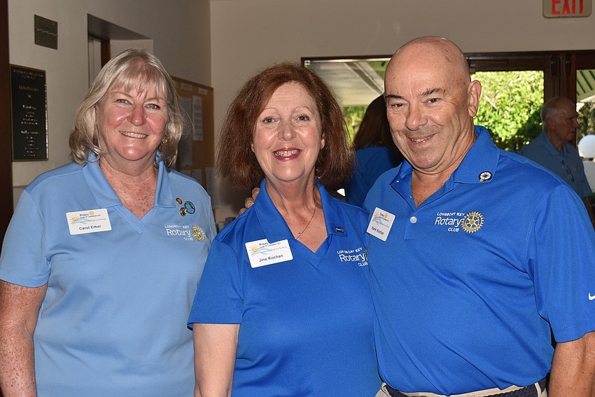 Carol Erker with Jinx and Hank Kochan