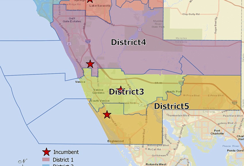 Sarasota County narrows list of redistricting maps | Your Observer