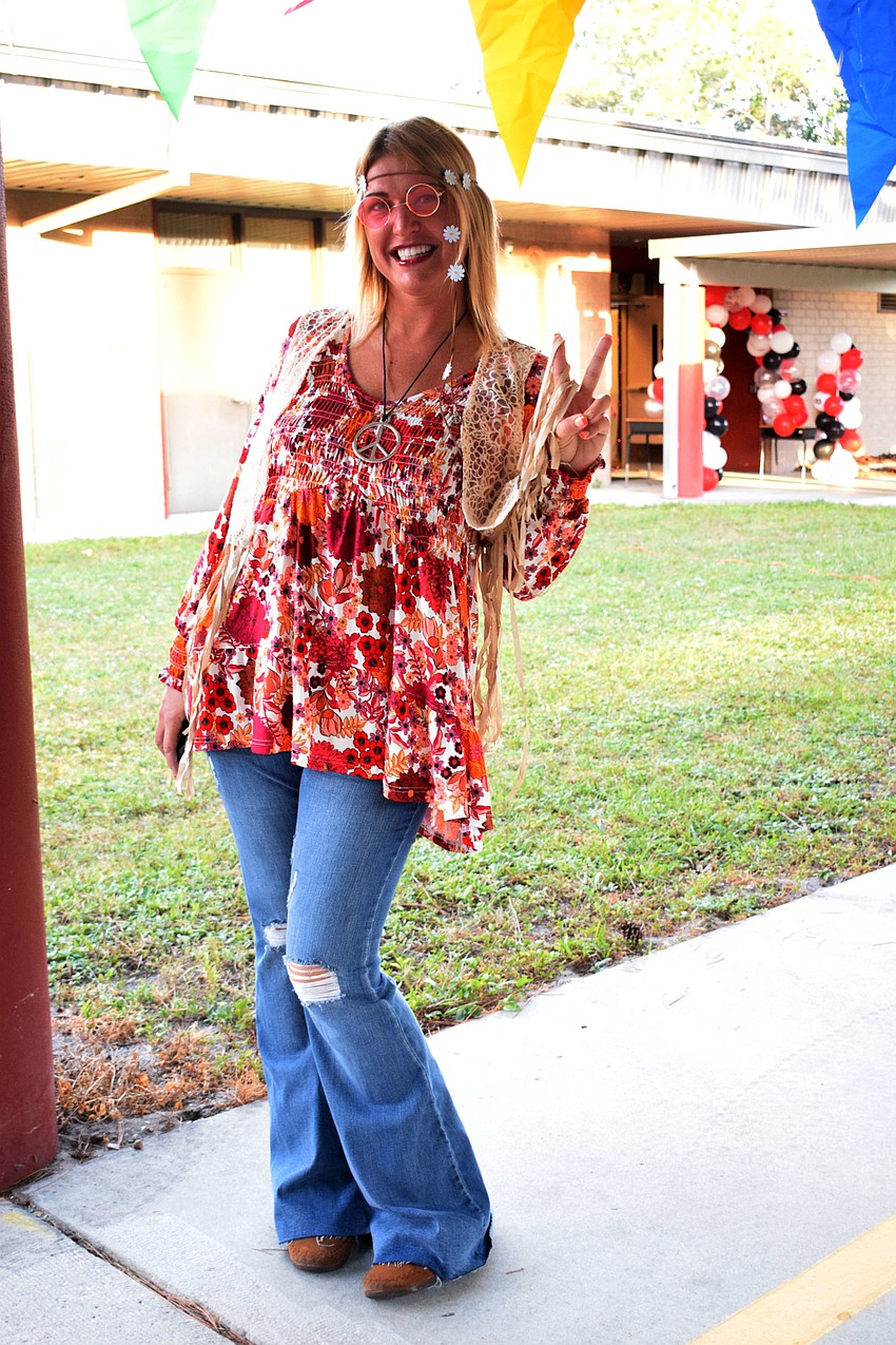 Tiffany Buchek, an autism spectrum disorder teacher, brings back the '70s.