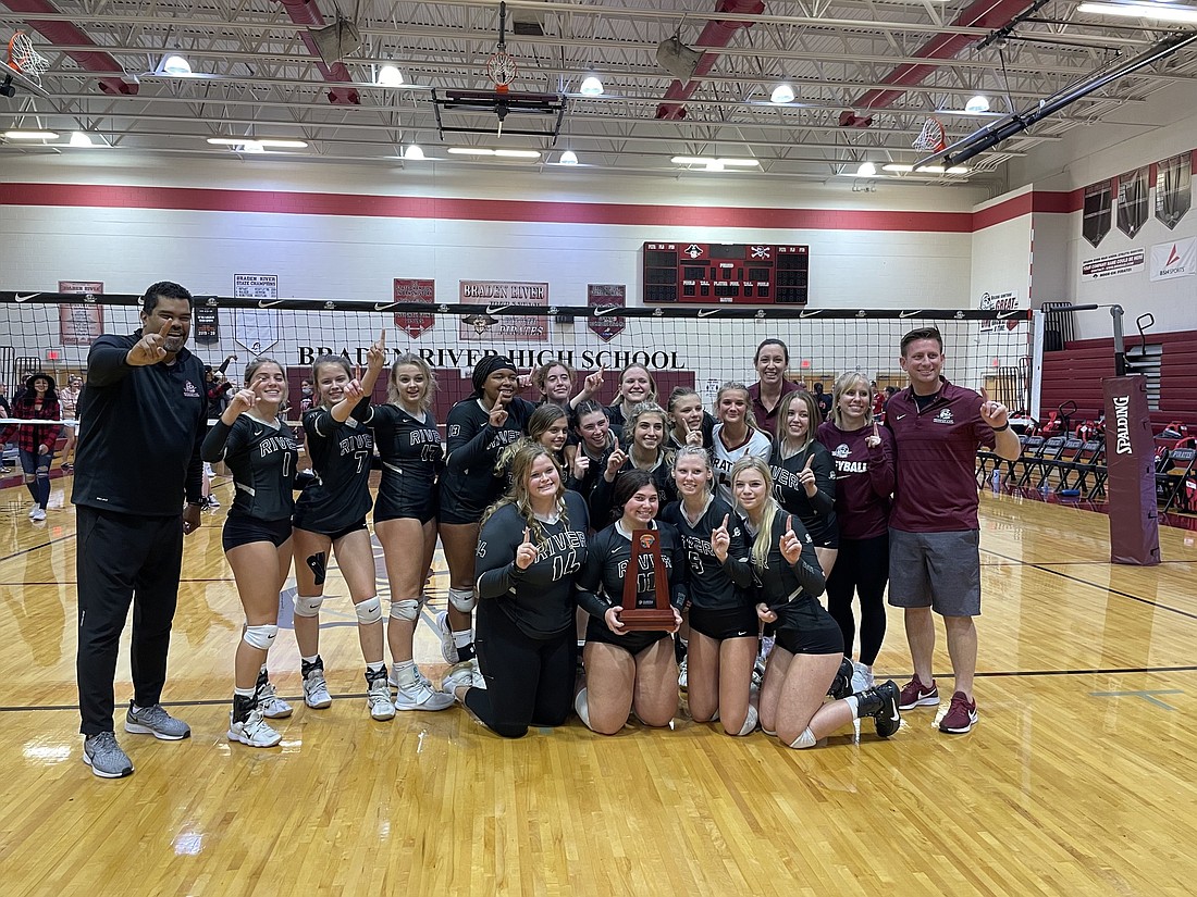 The Pirates volleyball program won its first district championship since 2010 on Oct. 21.