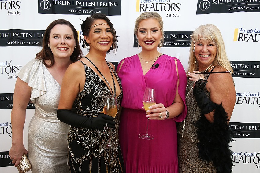 Meagan West, Co-chairwoman Cindy Jaramillo, Julianna Burns and Debbie McHardy