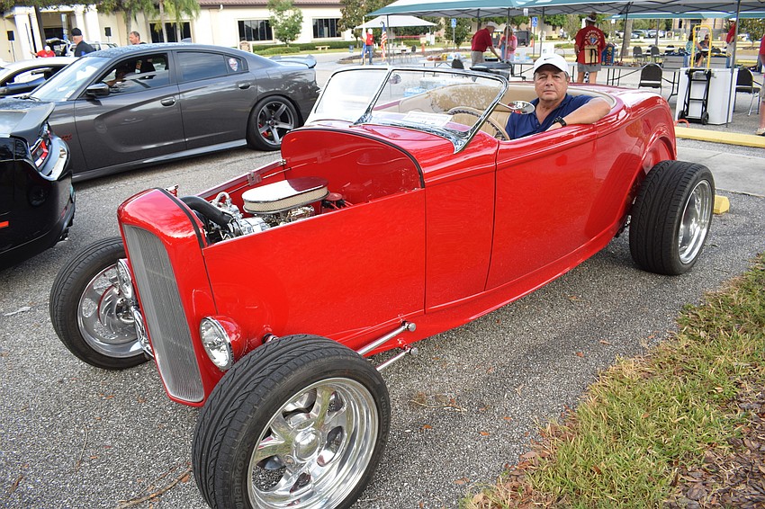 Lakewood Ranch's Dave Charron sits in his 1932 Highboy Ford. He said it is the car that started the hot rod revolution.