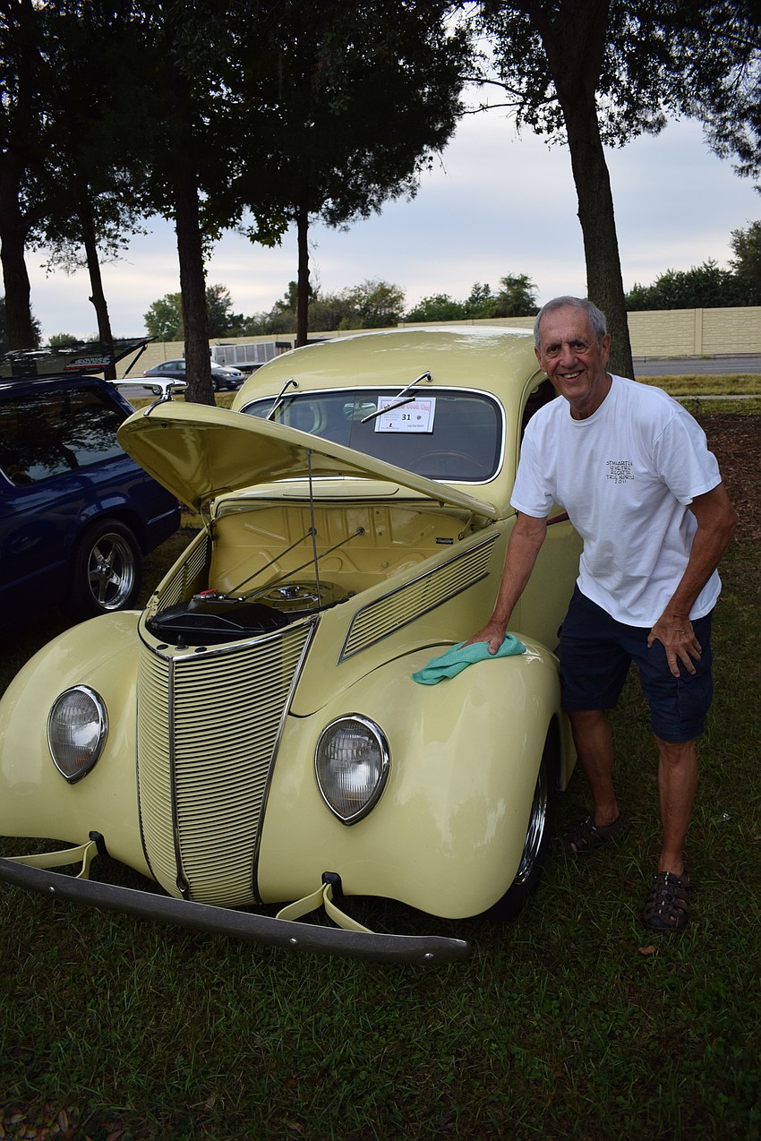 Lakewood Ranch's Tom Krein brought his 1937 Ford 2-door coupe to the event.