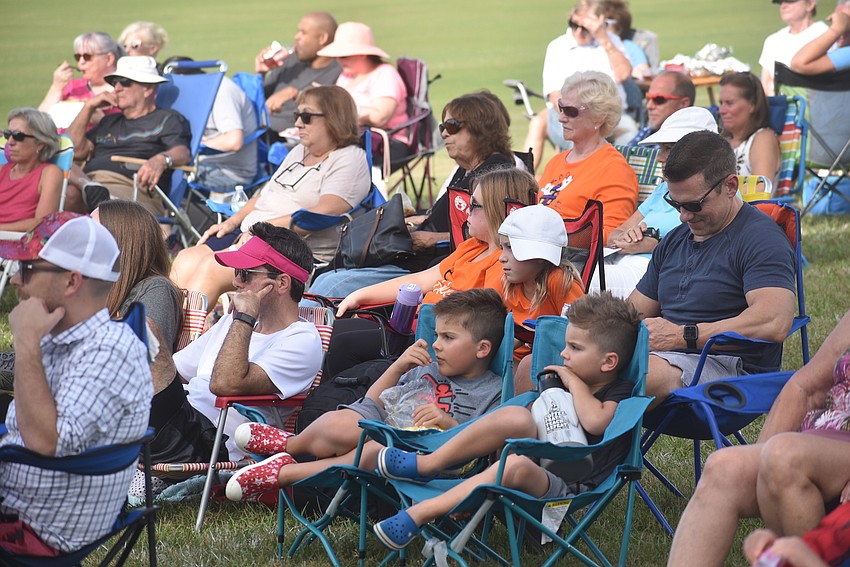 A good crowd enjoys Saturday afternoon's performance of The Legend of Sleepy Hollow on a steamy day at the Sarasota Polo Club in Lakewood Ranch.