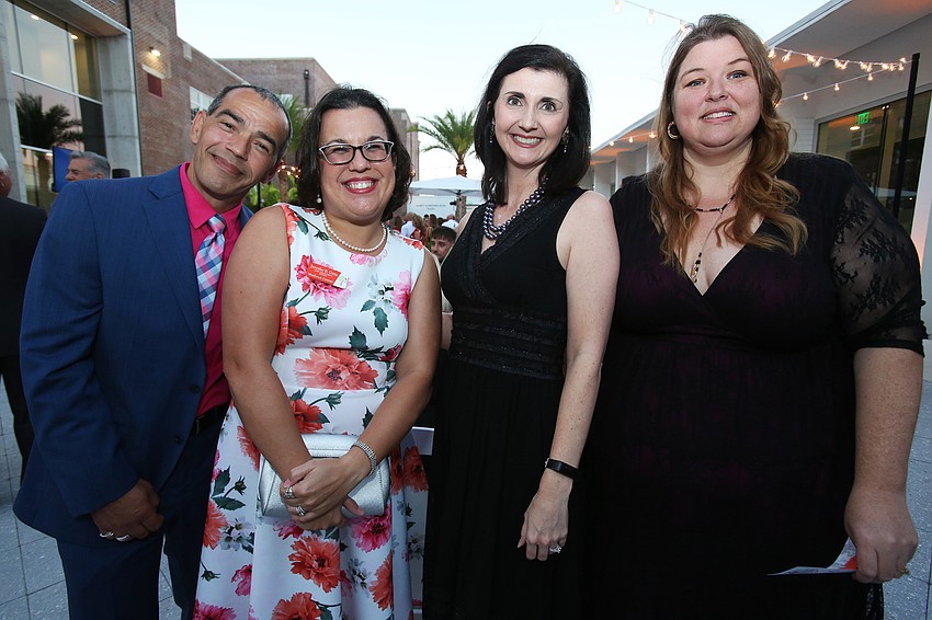 Rafael and Jennifer Ortiz with Jessica Rogers and Linda Blair