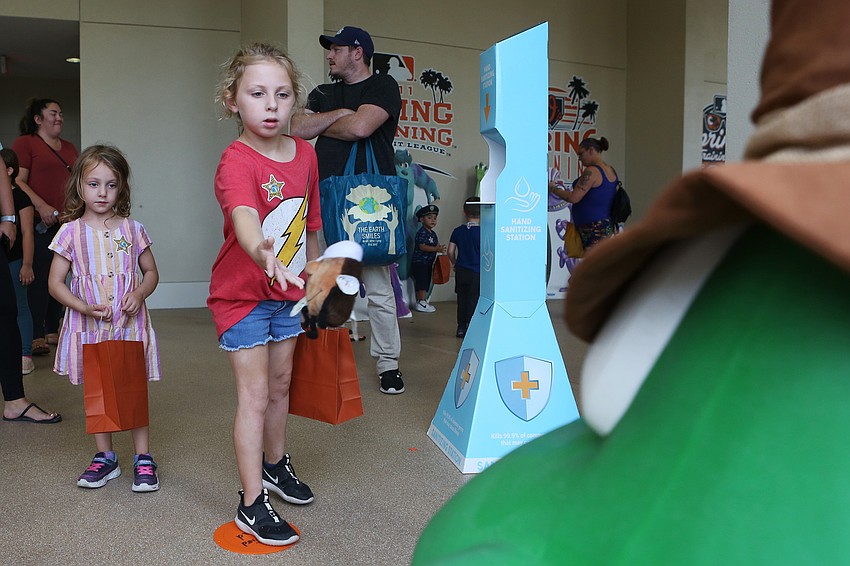 Annabelle Pirozzi aims for the target.