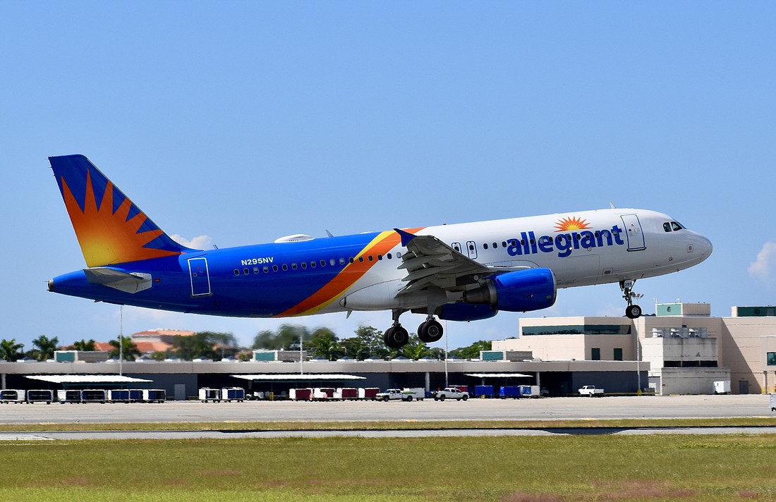 Allegiant Air flies to 26 locations from Sarasota-Bradenton International Airport.
