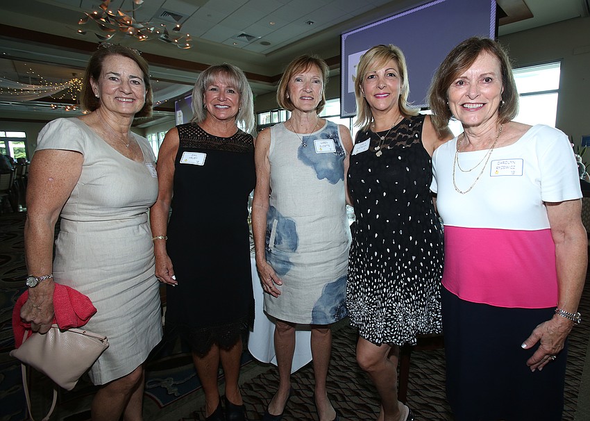 Terry Gumz, Gail Hruby, Karen Guidette, Carla Partridge and Carolyn Ryzrwicz