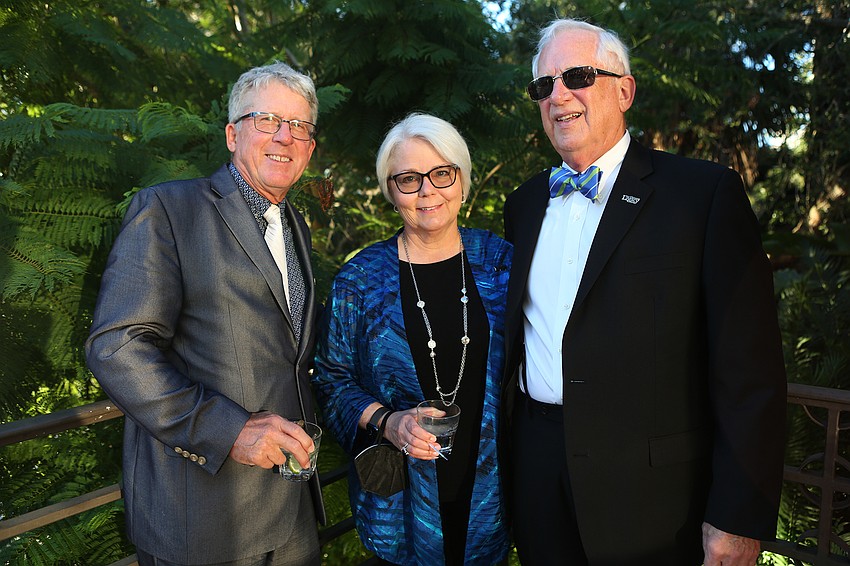 Rich Ridenour with Lynn and Steve Blackledge