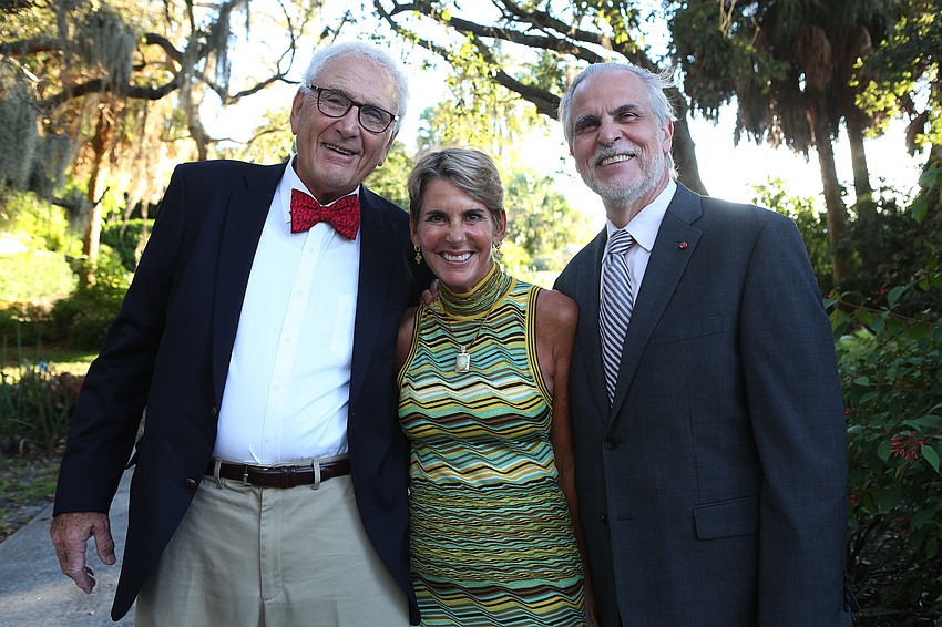 Harry Leopold, Audrey Robbins and Artistic Director Victor De Renzi