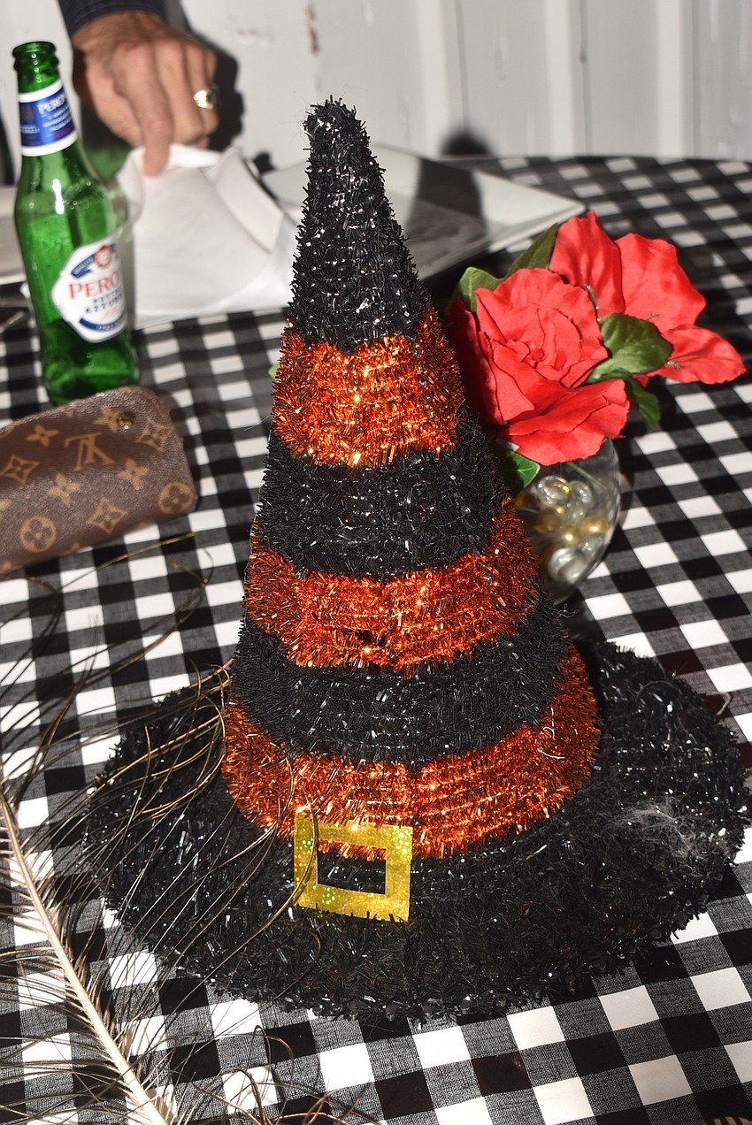 The tables at La Norma were decorated to match the occasion.