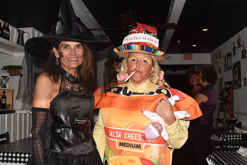 Mary Lou Johnson as a witch and Tryla Larson as 