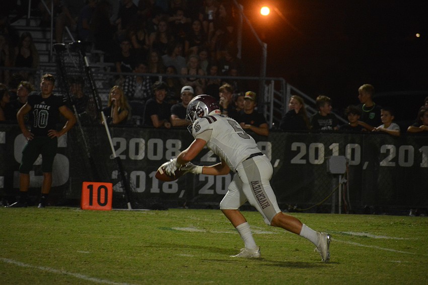 Rams punter Bo Bloom gets off a rocket of a kick.