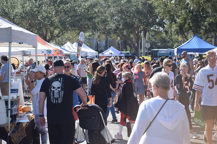 With BooFest joining the Farmers Market at Lakewood Ranch, the venue was packed.