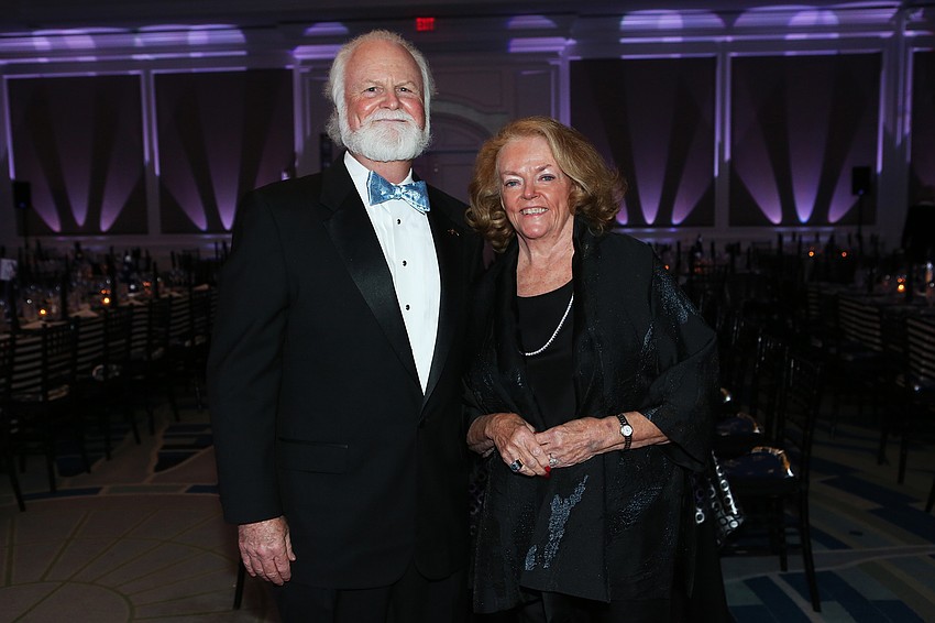 Mote President and CEO Michael P. Crosby with Chairwoman Judy Graham