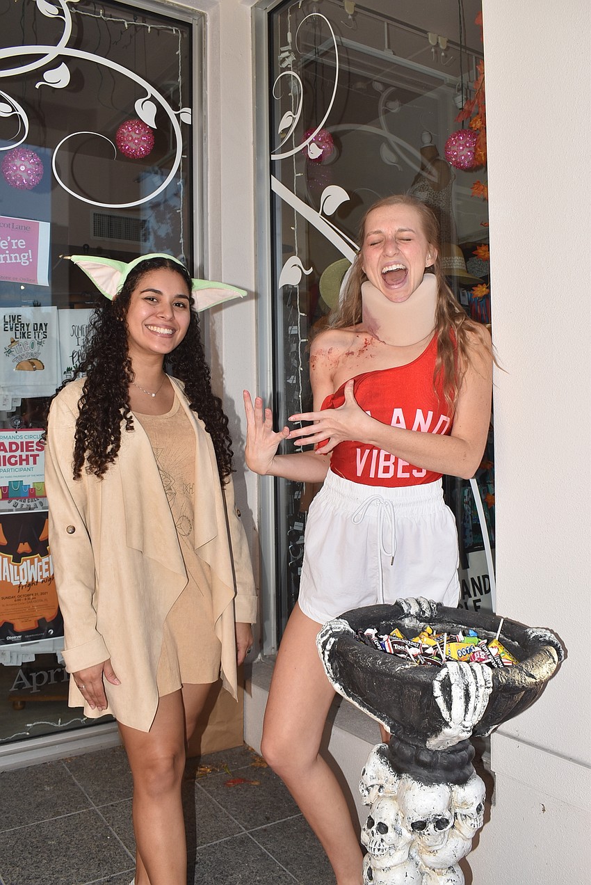 Emily Valdes and Brianne Wilson at Apricot Lane Boutique