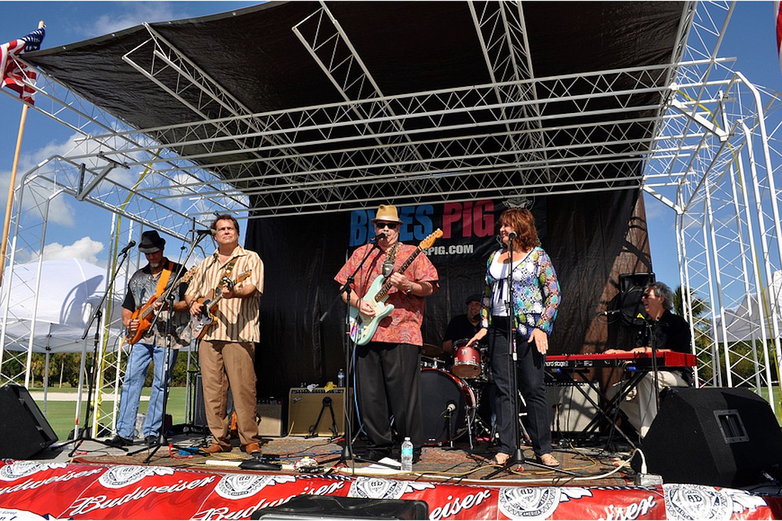 Blues Pig at the Lawn Party in 2012. File photo.