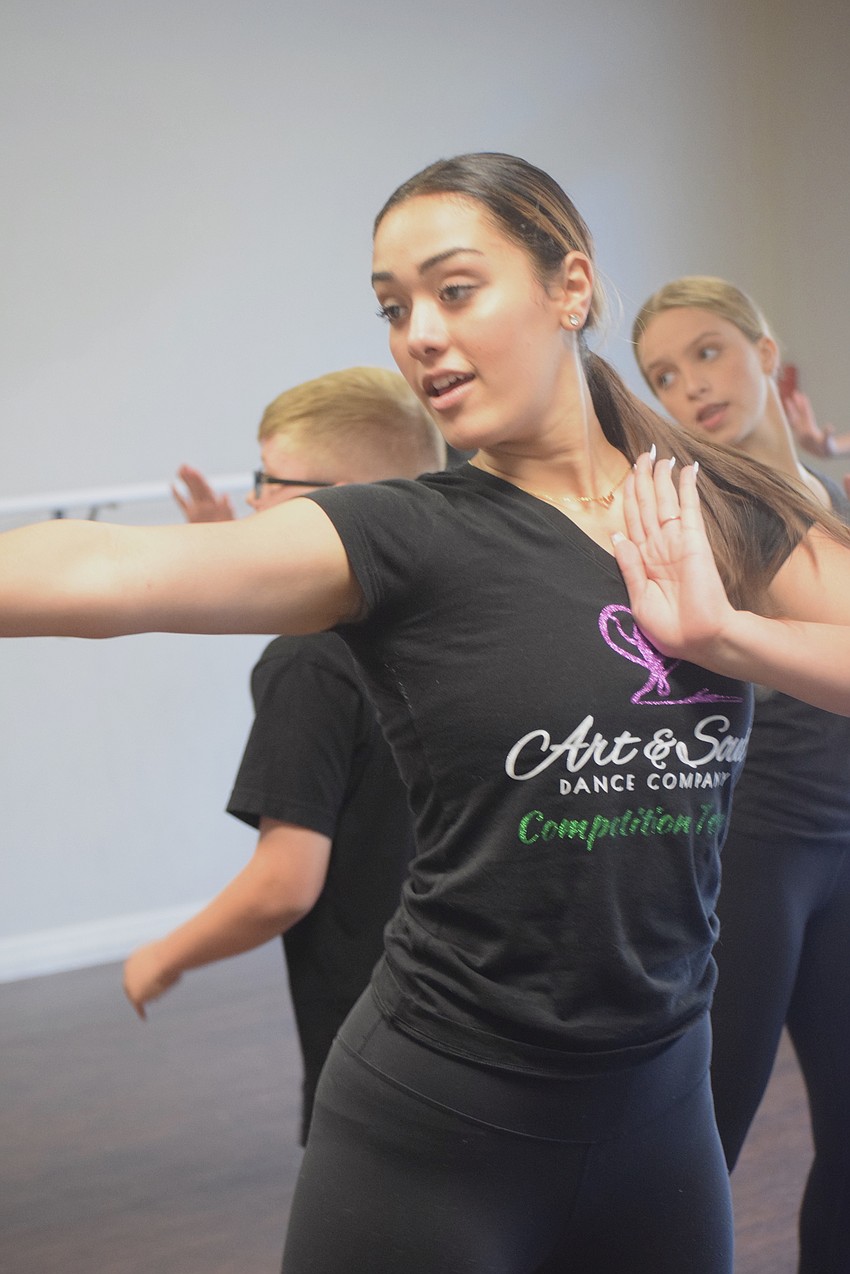 Kayla Downes says her fellow dancers must have self confidence when they perform on the big stage.