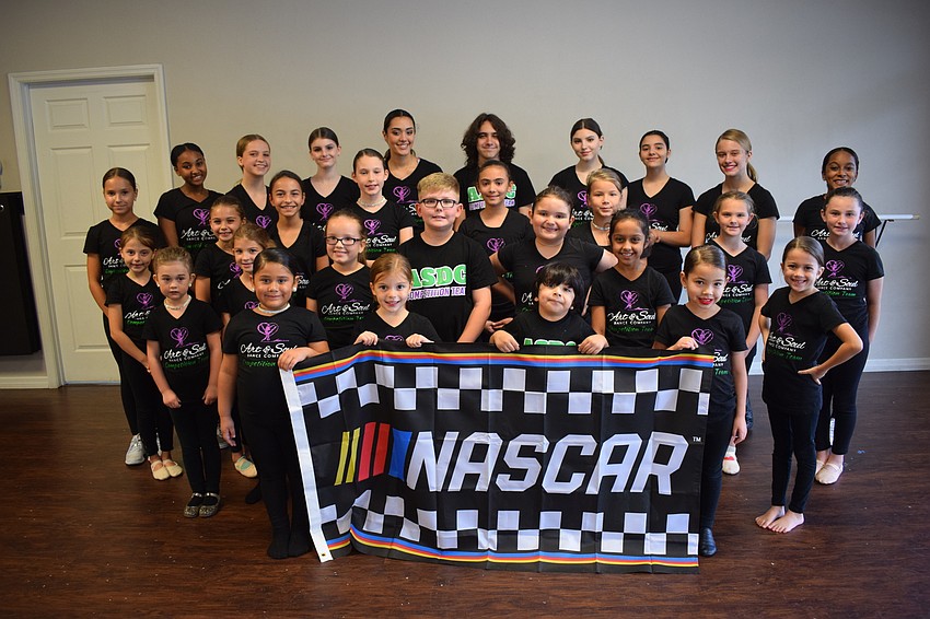 NASCAR already has shipped a banner to Art and Soul Dance Company.