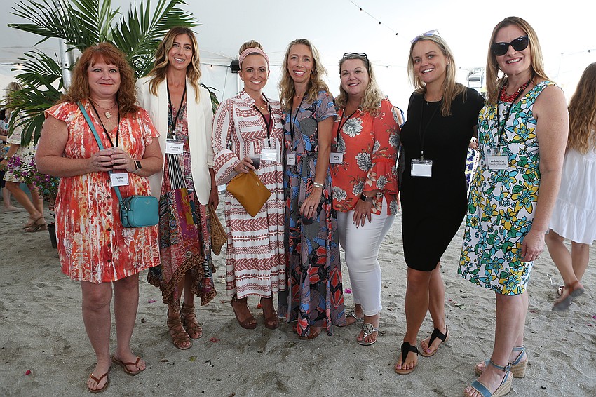 Gina Jones, Linda Westrick, Katrina Otchet, Amanda Johnson, Mary Wescoat, Monika Zalachowski and Adrienne Gould-Chouquette