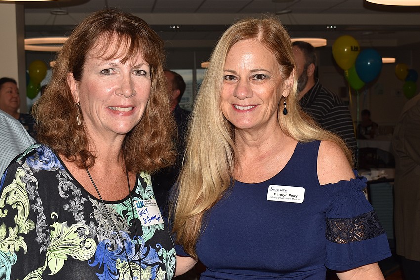 Holly Barrett and Carolyn Perry