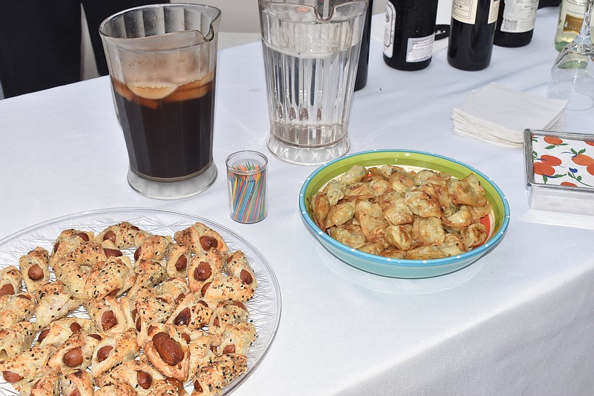 Pamela Olin made all the hors d'oeuvres for the event.