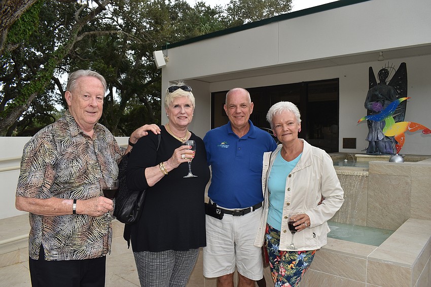 Bill and Betsy Henning with Gregg Kaplan and Sally Clemens