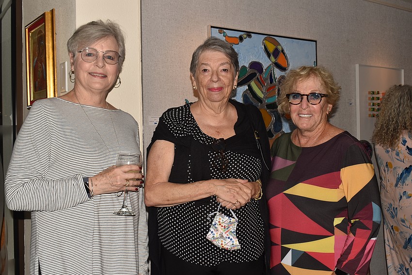 Pat Richmond, Chris Connors and Wilma Davidson