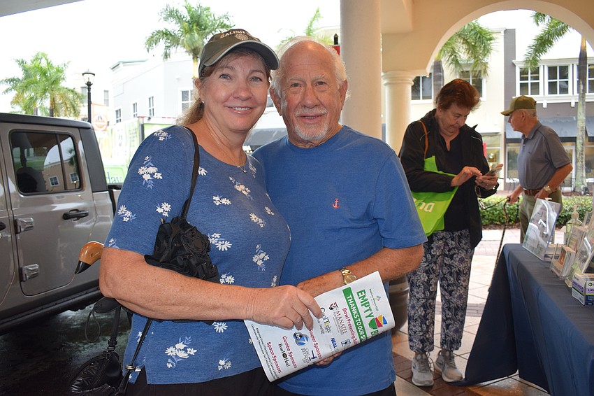 Country Club East's Susan Tabicman and Len Tabicman are overwhelmed by the number of soups from which they could choose.