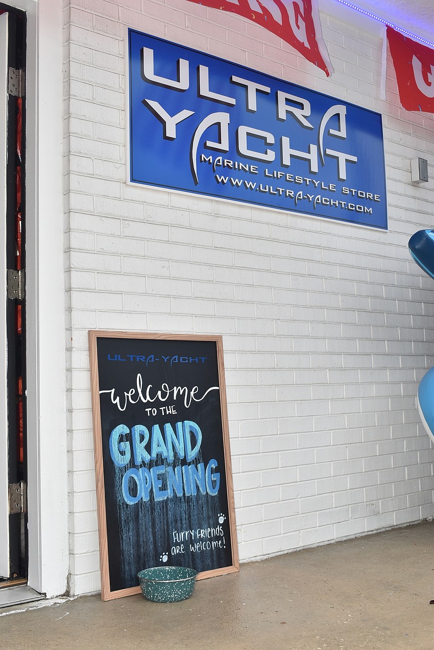 Furry friends were welcome to drop by the grand opening.