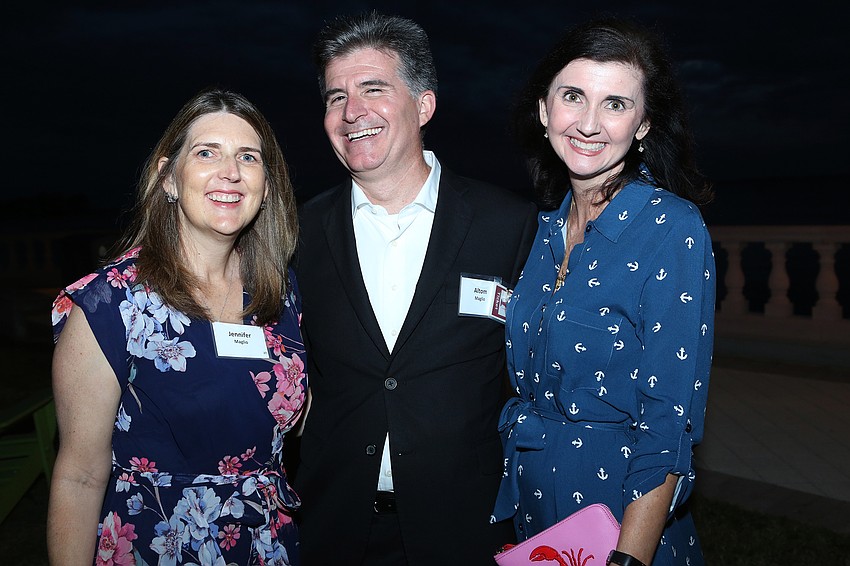 Alton and Jennifer Maglio with Jessica Rogers