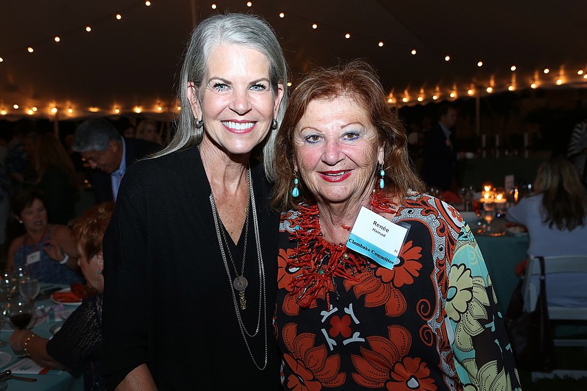 Sally Schule with Renee Hamad