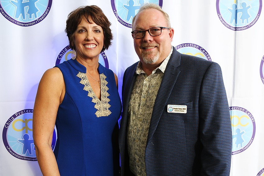 VP of Philanthropy Sheila Miller and Executive Director Douglas Staley