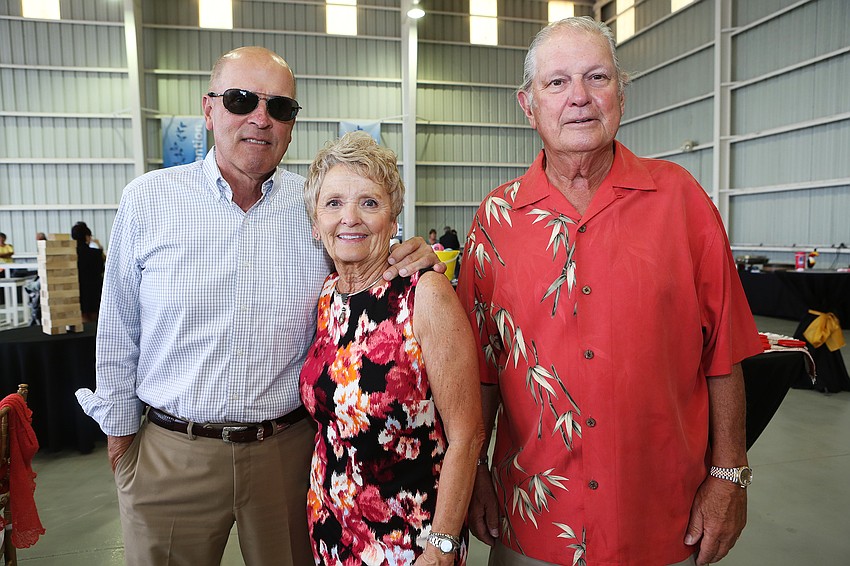 Rick and Karen Abell with Gary Miller