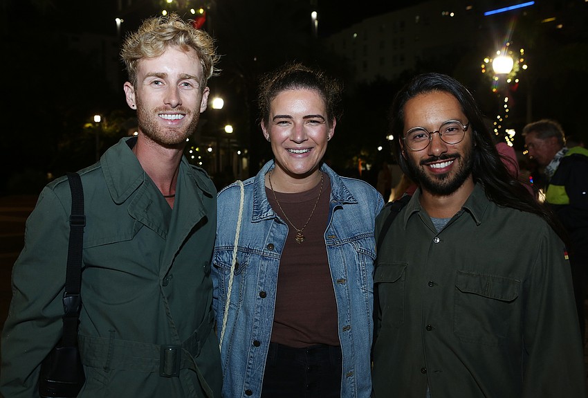 Caleb Guedes-Reed, Jackie Salzano and Renan Guedes