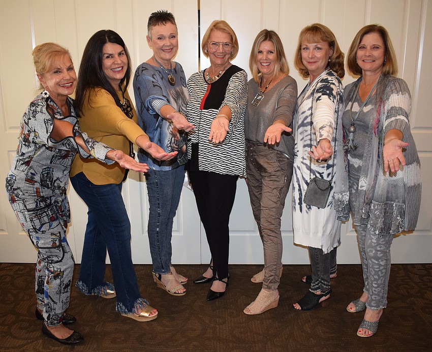 The Waterlefe models for the fashion show were Pauline Tierno, Zohreh Ambrose, Beverley Lawson, Pauline Dickson, Jodi Carroll, Robin Ambrose and Amber Browne.