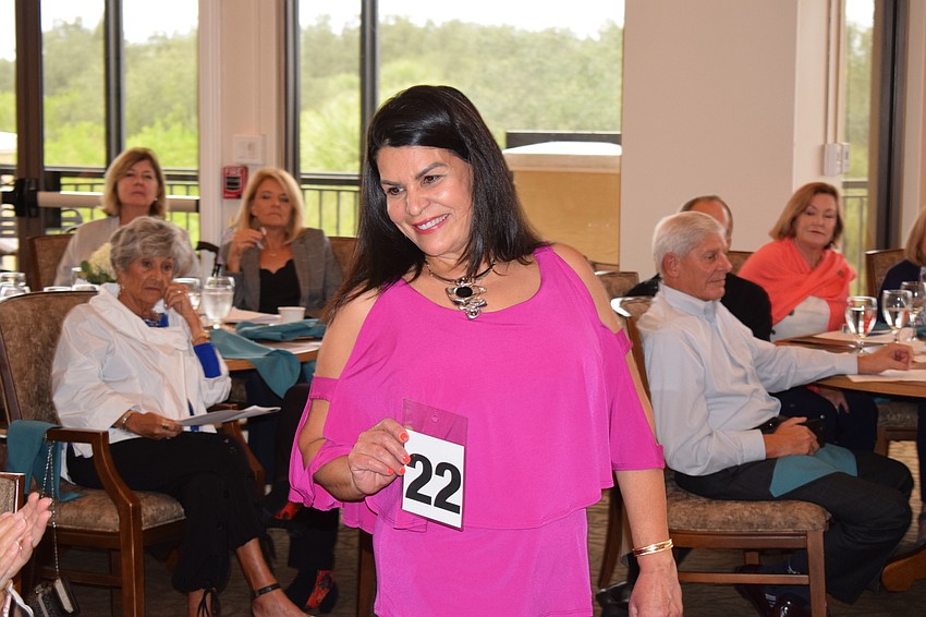 Zohreh Ambrose gets up close and personal with the audience.