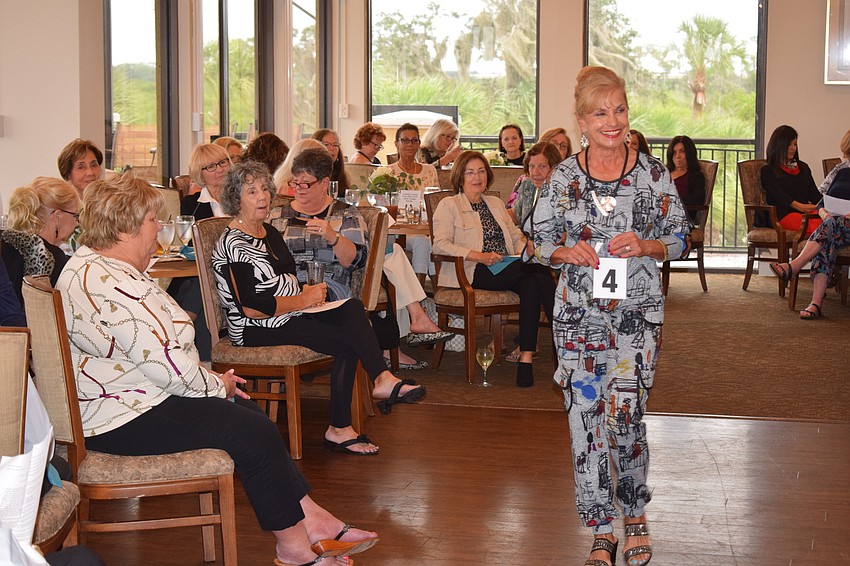 Pauline Tierno struts her fashion stuff on the runway.