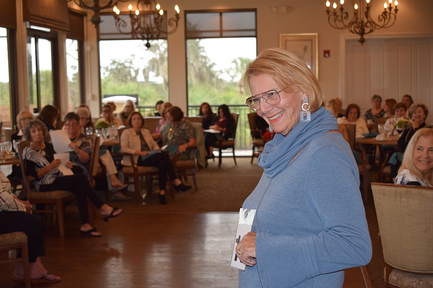 Pauline Dickson shows off some fall fashion.