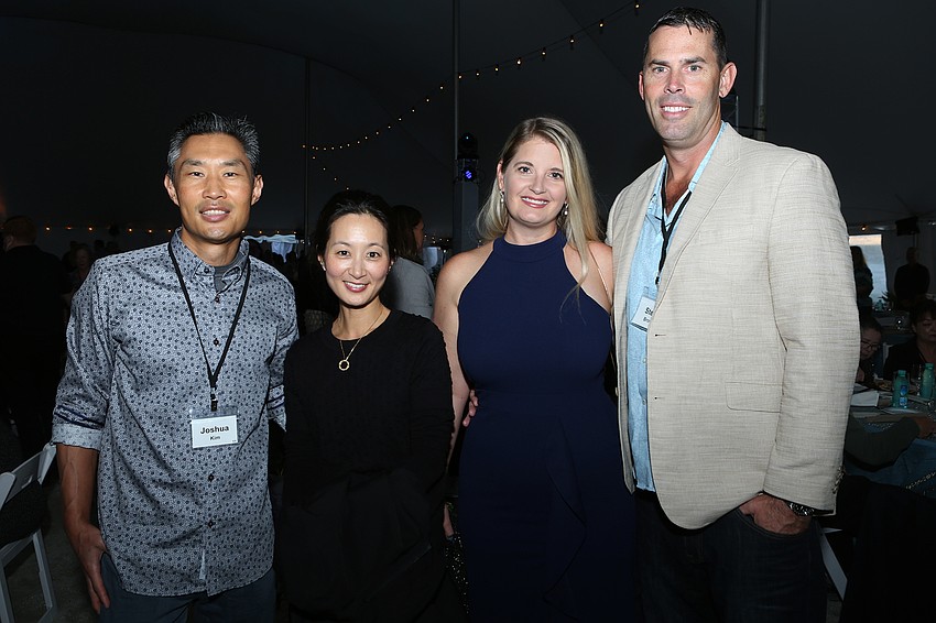 Joshua and Janna Kim with Christina an Steve Brown