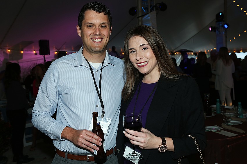 Caleb Tavill and Lisa Baker