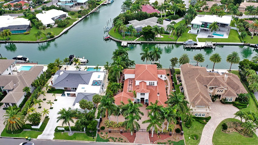 The home at 367 W. Royal Flamingo Dr. offers 4,143 square feet of living space.